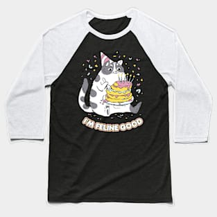 Purrday Festivities Baseball T-Shirt